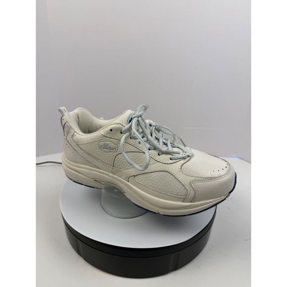 Dr Comfort White Leather Orthopedic Shoes for Custom Insoles Walking Women's 9 W - Picture 9 of 17